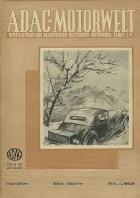 ADAC Motorwelt 1949 Heft 2