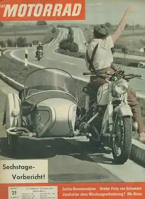 Das Motorrad 1961 Heft 21