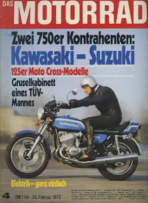 Das Motorrad 1972 Heft 4