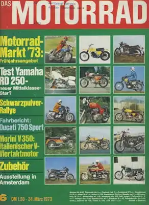 Das Motorrad 1973 Heft 6