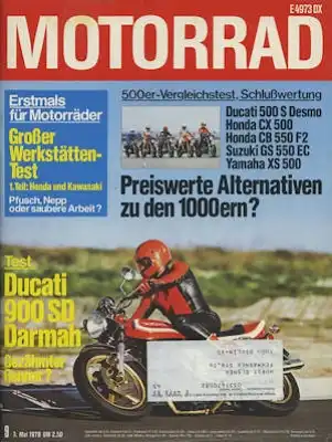 Das Motorrad 1978 Heft 9