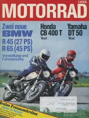 Das Motorrad 1978 Heft 12