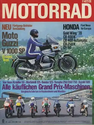 Das Motorrad 1978 Heft 13