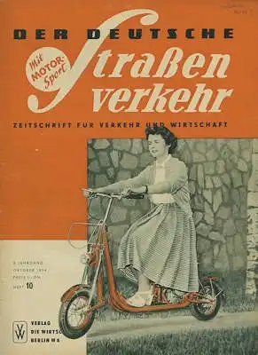 Der Deutsche Straßenverkehr 1954 Heft 10