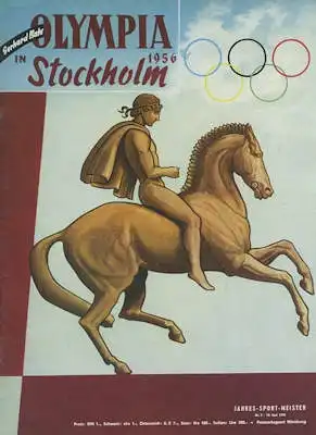 Gehard Bahr Jahres-Sport-Meister Olympia in Stockhom 1956 Heft 2