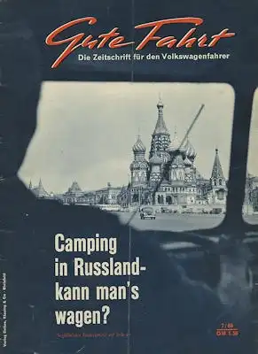 VW Gute Fahrt 1960 Heft 7