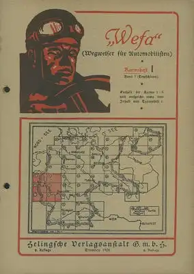 Wegweiser für Automobilisten (Wefa) 1924