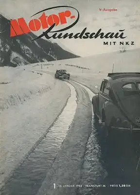 Motor Rundschau 1954 Heft 1