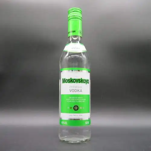 Moskovskaya Premium Vodka 0,5l. 40%vol. alte Ausführung für Sammler, Liebhaber