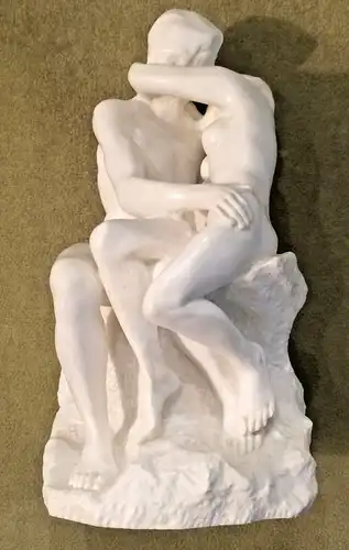 Plastik „DER KUSS“ – Replika des Originals von Auguste Rodin