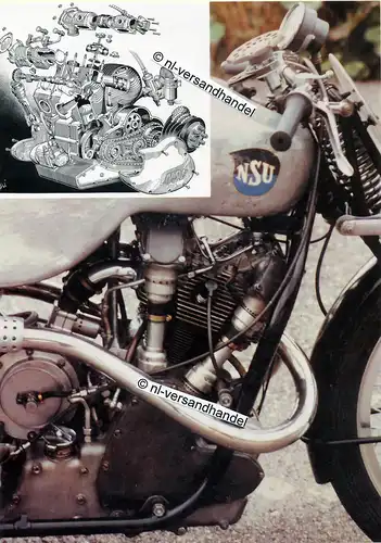 NSU - 350ccm - Kompressor Twin - 1938/39 - Archiv Verlag - nl-Versandhandel