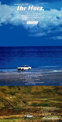 FIAT-124-SPORT-1968-Reklame-Werbung-genuine Advert-La publicité-nl-Versandhandel