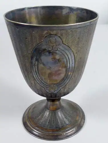 original alter Christofle Becher versilbert        (da6951)