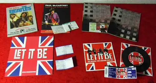 6 Tourprogramme PAUL McCARTNEY BEATLES MUSICAL Let it be...