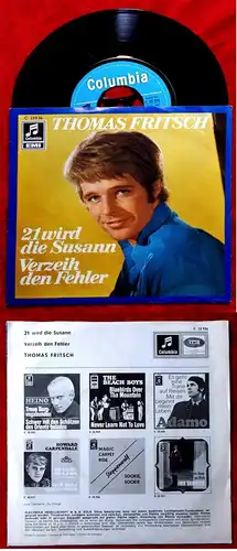 Single Thomas Fritsch: 21 wird die Susann (Columbia C 23 936) D 1969