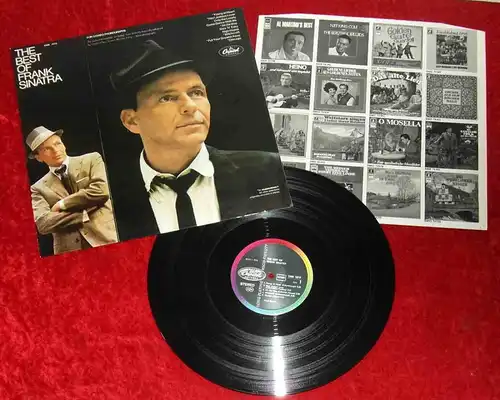 LP Frank Sinatra: The Best Of Frank Sinatra (Capitol SMK 1019) Regenbogen Label