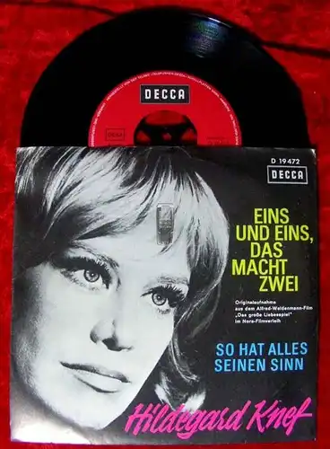 Single Hildegard Knef: Eins und Eins das macht Zwei