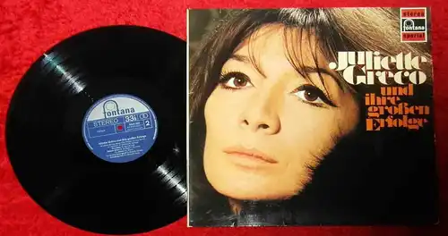 LP Juliette Greco und ihre großen Erfolge (Fontana 6444 022) D