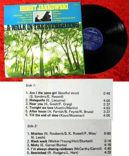 LP Horst Jankowski: A Walk in the Evergreens (Mercury 134 245 MCY) NL