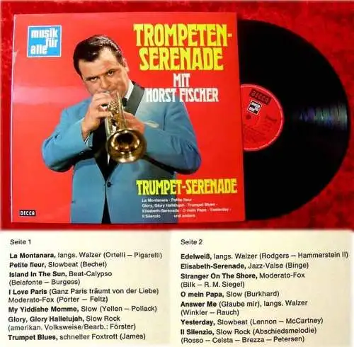 LP Horst Fischer Trompeten Serenade (Musik für Alle ND