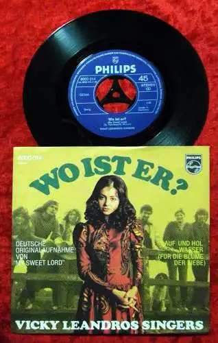 Single Vicky Leandros Singers: Wo ist er? (Philips 6000 014) D 1971