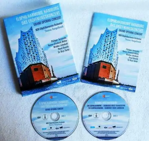 2 DVD Box Elbphilharmonie Hamburg Eröffnungskonzert 11. Januar 2017 (NDR)