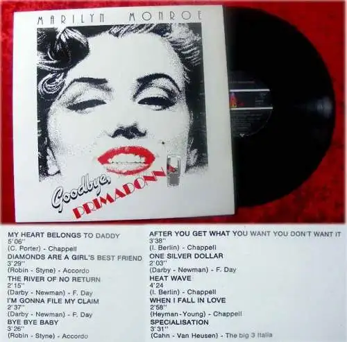 LP Marilyn Monroe: Goodbye Primadonna