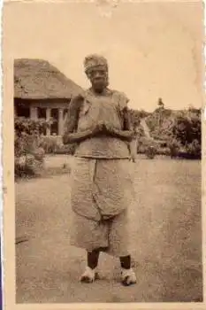 Belgisch Kongo Frau mit Lepra *ca. 1920