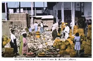 Cucuta Colombia Un Curioso Rincon del Mercado Cubierto *ca. 1930
