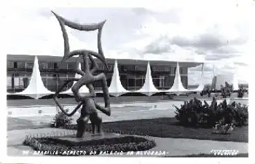 Brasilia Brasilien Aspecto do Palacio da Alvorada *ca. 1960