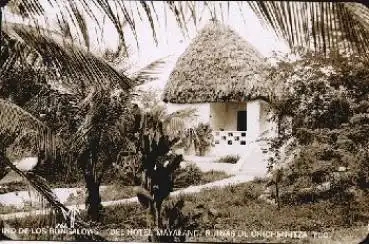 Chichén Itzá, Yuc., Mexiko Bungolow del Hotel Mayaland *ca. 1950