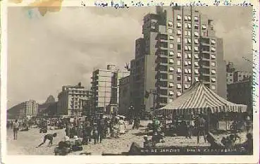 Rio de Janeiro Praia Copacabana Brasilien gebr. ca. 1930