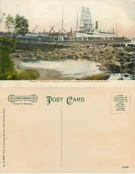 Minnesota Two Harbors Steamer America *ca.1910