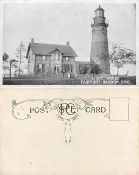 Ohio Fairport Ligt House *ca.1910