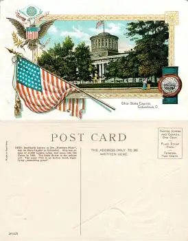 Ohio Columbus Capitol Litho *ca.1910