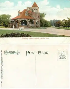 Ohio Cleveland Riverside Cemetery *ca.1910