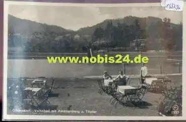 02785 Olbersdorf Volksbad mit Ameisenberg und Töpfer *ca. 1950