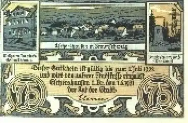 37632 Eschershausen bei Braunschweig Notgeld Gutschein über 75 Pf. um 1920