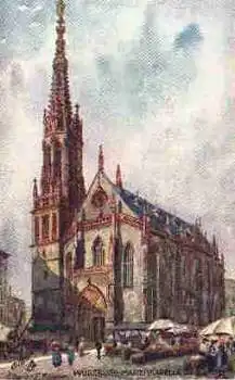 Würzburg Marienkapelle Tucks Oilette Künstlerkarte Charles F. Flower *ca. 1920