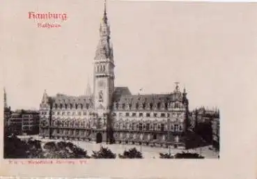 Hamburg Rathaus *ca. 1900