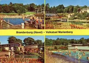 14730 Brandenburg Havel Volksbad Marienberg o 1982