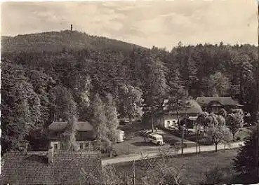 02797 Oybin Hain Hochwald mit Forsthaus Hain o 19.7.1958