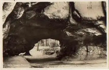 01814 Kuhstall  Sächsische Schweiz Höhle Grotte *ca. 1930