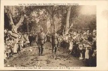 Hindenburg Geburtstag, Weg zur Arbeit, 1. WK * 1917