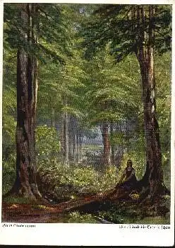 Stadelmann Mädchen im Wald Künstlerkarte o 24.7.1931