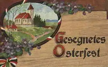 Ostern Patriotika Bahnpost Lippstadt Warstein Zug 4 o 13.4.1925