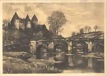 HDK436 Josef Burger Alte Brücke *ca.1940 Photo-Hoffmann München