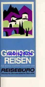 Gebirgsreisen sozialistisches Ausland DDR 1966 Heft 24 Seiten