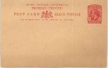 Trinidad & Tobago Ganzsache 1 Penny  *ca. (1900)