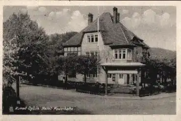 02797 Oybin Hotel Rodelbahn gebr. ca. 1950